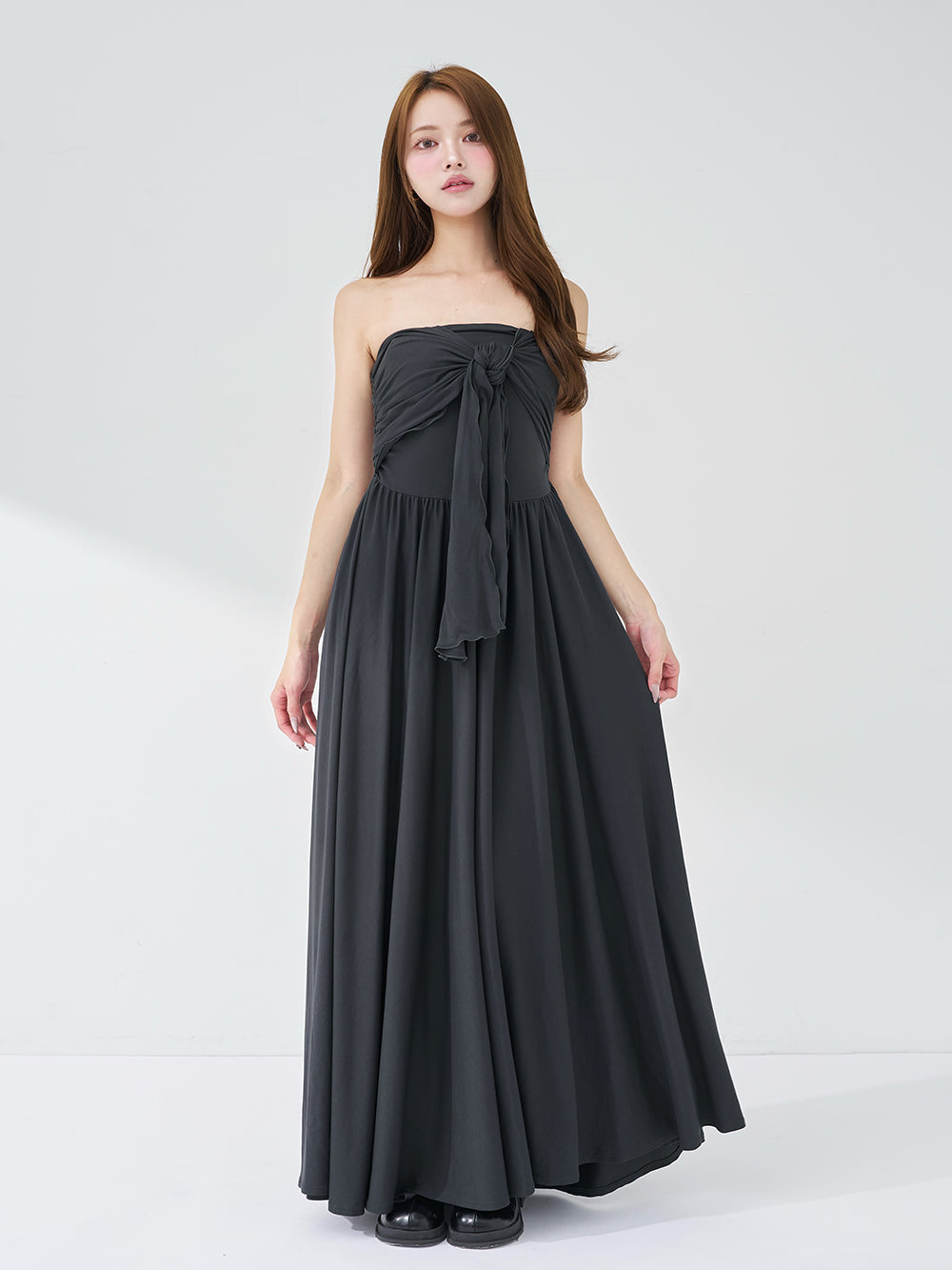 スムースカットセットロングワンピース – Darich