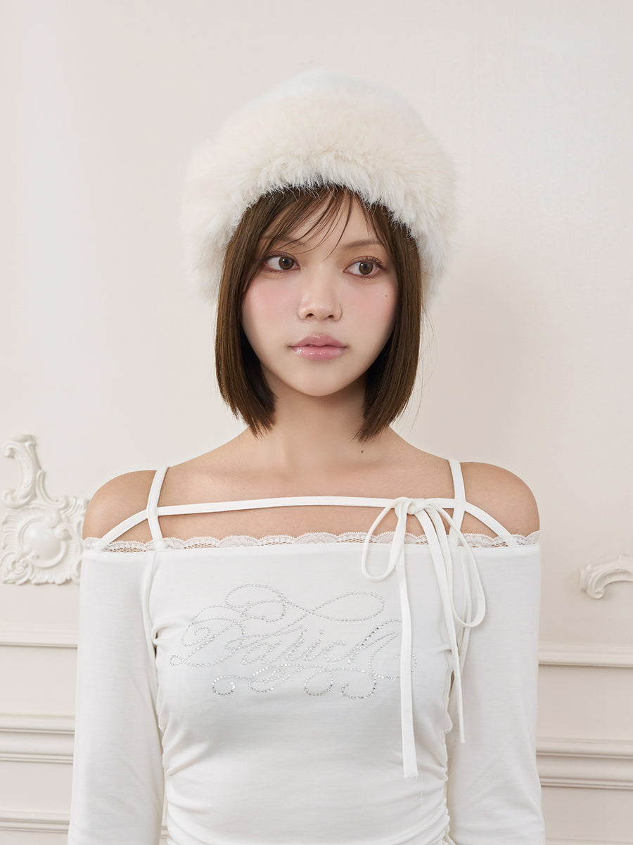 モデル：163cm（着用サイズ：FREE　着用カラー：WHT）