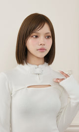 モデル：163cm（着用サイズ：FREE　着用カラー：WHT）