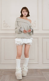 モデル：163cm（着用サイズ：FREE　着用カラー：GRY）