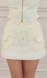 モデル：163cm（着用サイズ：FREE　着用カラー：WHT）
