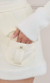 モデル：163cm（着用サイズ：FREE　着用カラー：WHT）
