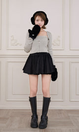 モデル：163cm（着用サイズ：FREE　着用カラー：GRY）