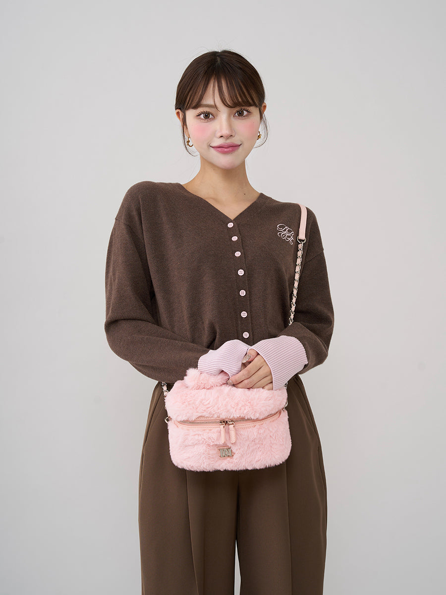 モデル：163cm（着用サイズ：FREE　着用カラー：BRN）