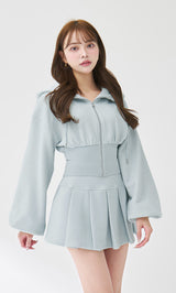 モデル：163cm（着用サイズ：FREE　着用カラー：SAX）