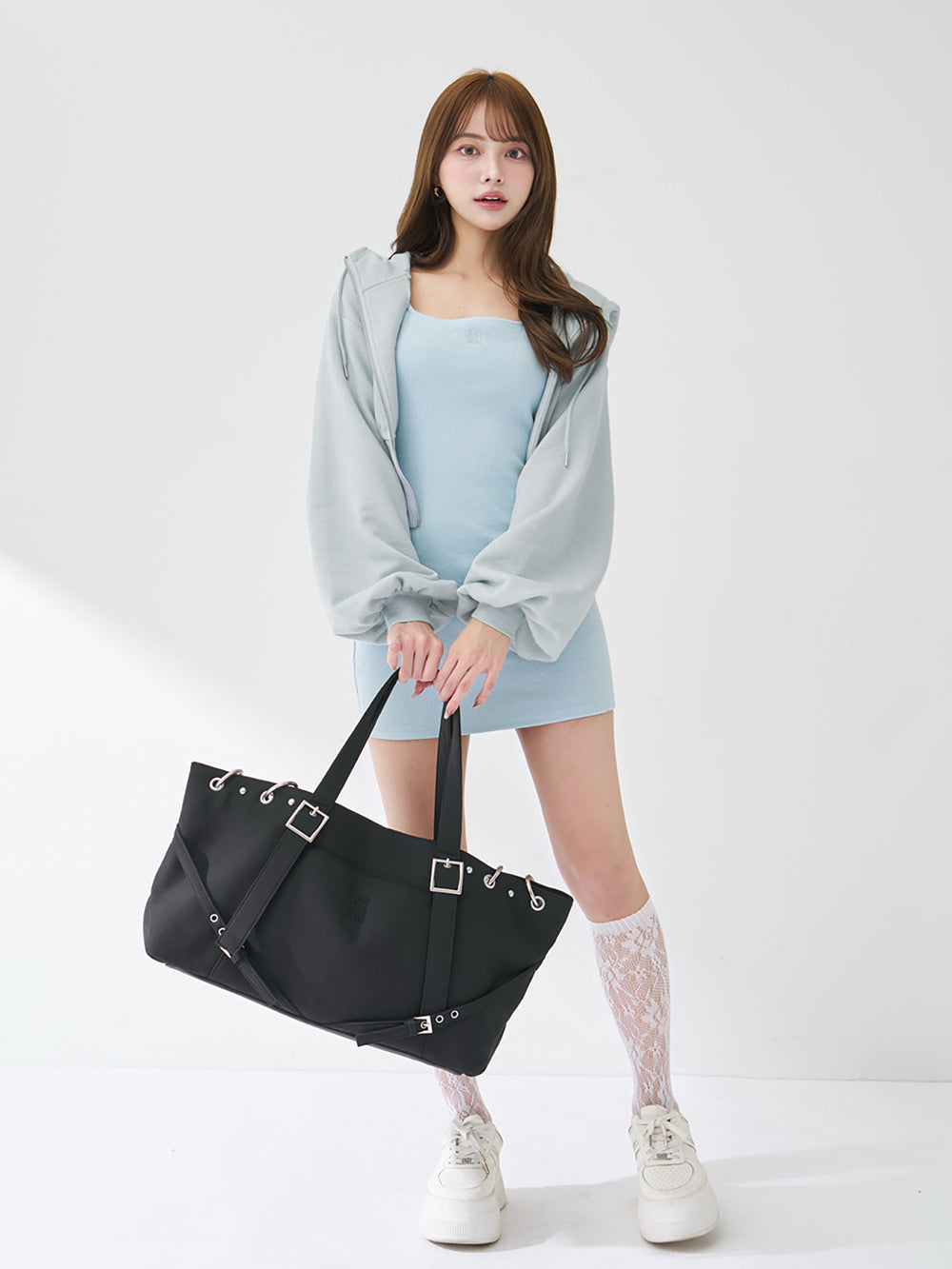 サイズ：FREE　カラー：BLK