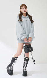 モデル：163cm（着用サイズ：FREE　着用カラー：SAX）