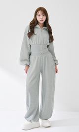 モデル：163cm（着用サイズ：FREE　着用カラー：GRY）