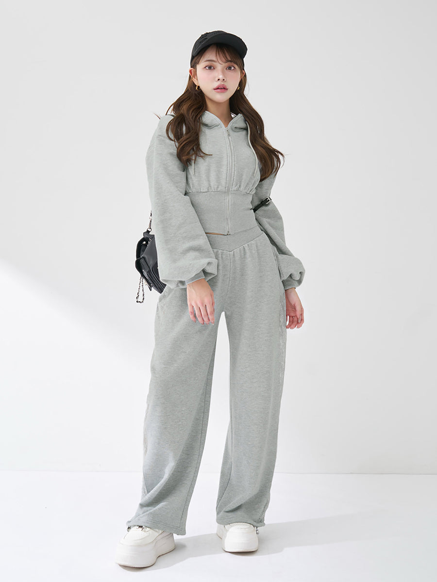 モデル：163cm（着用サイズ：FREE　着用カラー：GRY）