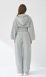 モデル：163cm（着用サイズ：FREE　着用カラー：GRY）