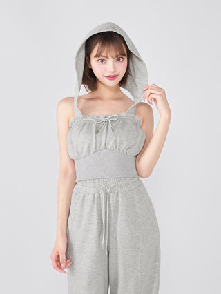 モデル：163cm（着用サイズ：FREE　着用カラー：GRY）
