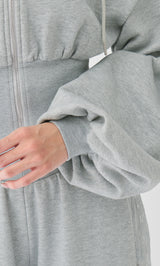 モデル：163cm（着用サイズ：FREE　着用カラー：GRY）