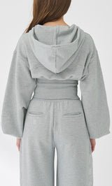 モデル：163cm（着用サイズ：FREE　着用カラー：GRY）