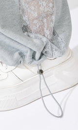 モデル：163cm（着用サイズ：FREE　着用カラー：GRY）