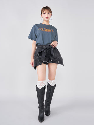モデル：163cm（着用サイズ：FREE　着用カラー：NVY）
