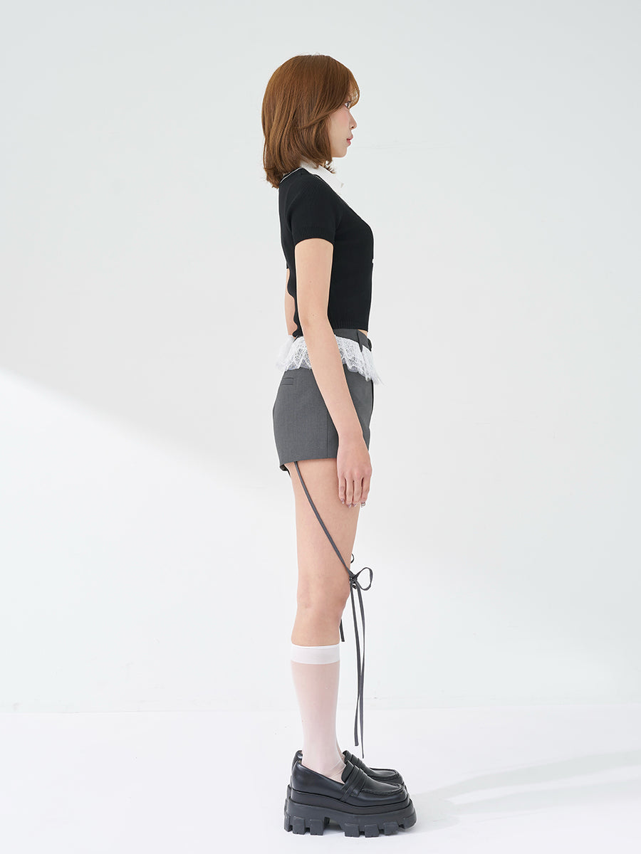 モデル：163cm（着用サイズ：S　着用カラー：GRY）