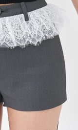モデル：163cm（着用サイズ：S　着用カラー：GRY）