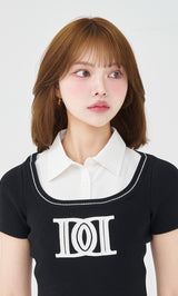 モデル：163cm（着用サイズ：FREE　着用カラー：BLK）
