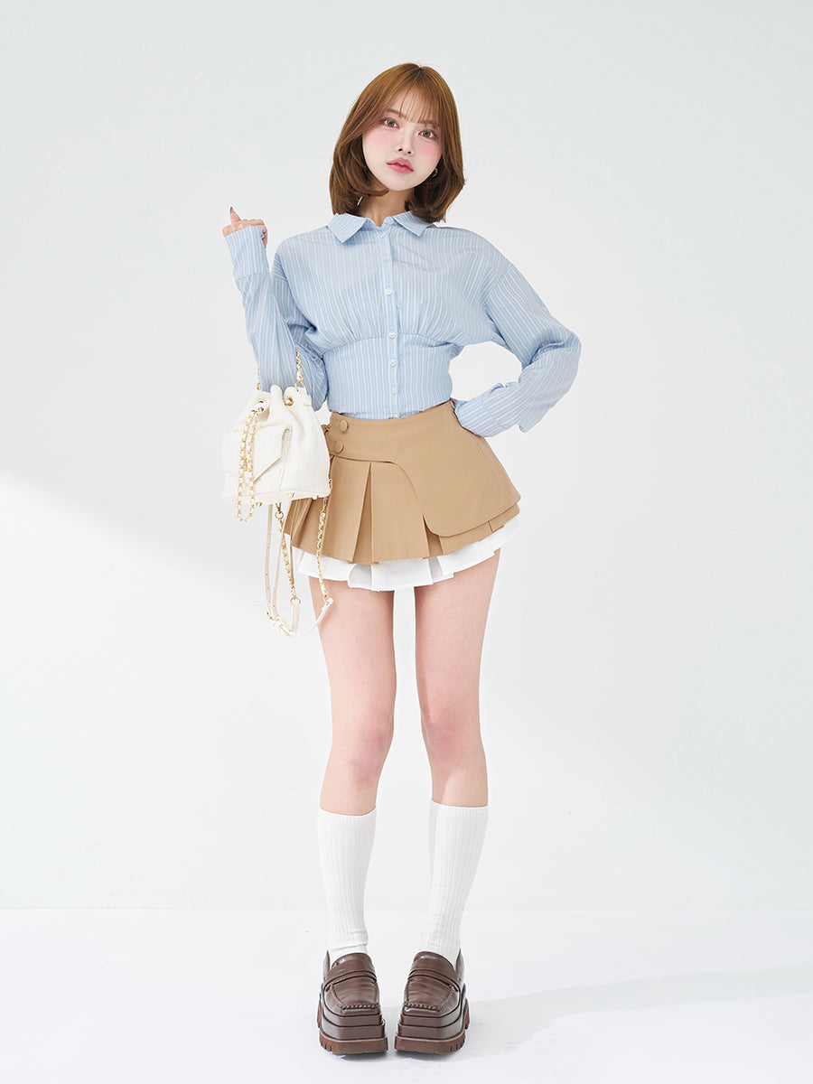 モデル：163cm（着用サイズ：S　着用カラー：CAM）