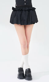 モデル：163cm（着用サイズ：FREE　着用カラー：BLK）