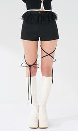 モデル：163cm（着用サイズ：S　着用カラー：BLK）