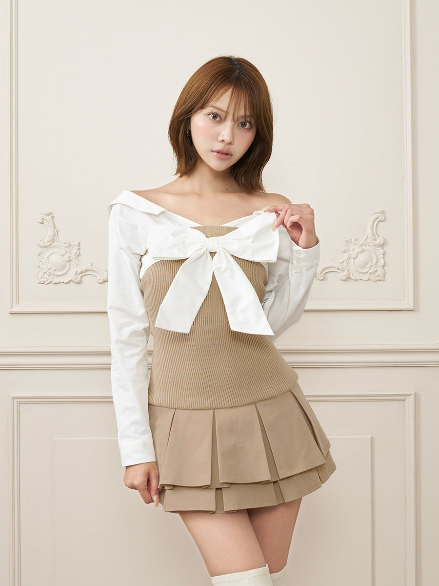 モデル：163cm（着用サイズ：FREE　着用カラー：BEG）