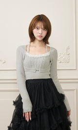 モデル：163cm（着用サイズ：FREE　着用カラー：GRY）