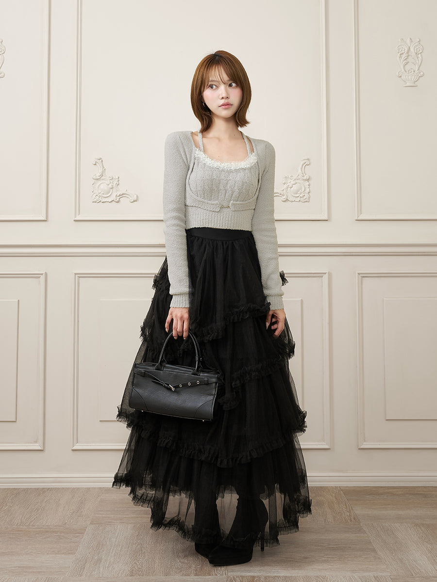 モデル：163cm（着用サイズ：FREE　着用カラー：GRY）