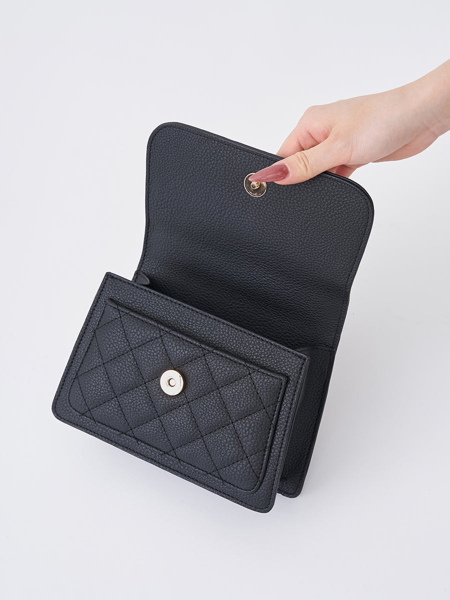 【Novelty】2-Way Flap Square Bag