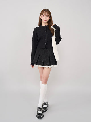 モデル：160cm（着用サイズ：S　着用カラー：BLK）