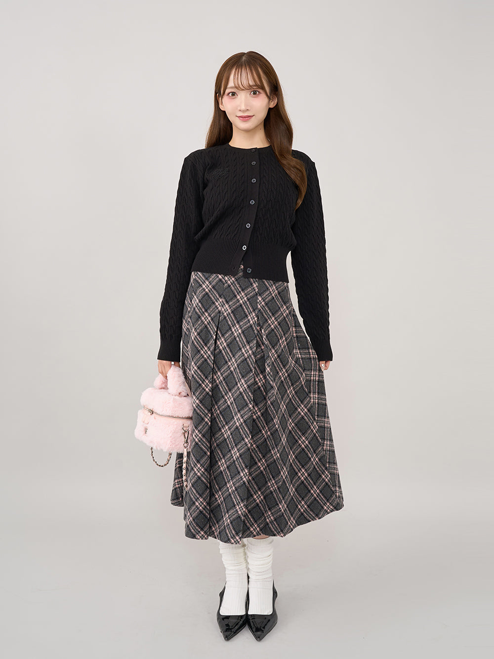 モデル：160cm（着用サイズ：S　着用カラー：C-GRY）