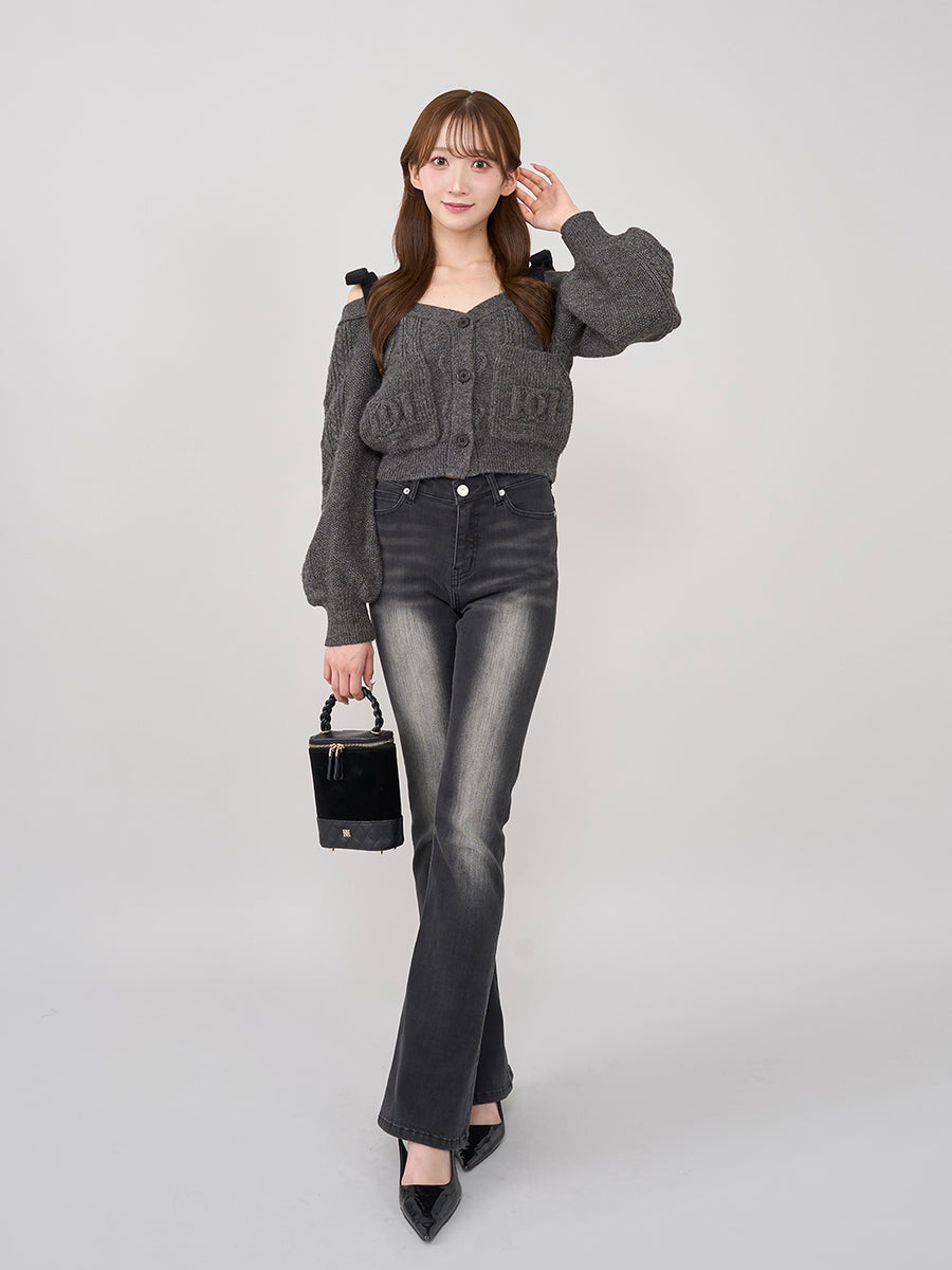 モデル：160cm（着用サイズ：FREE　着用カラー：GRY）