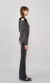 モデル：160cm（着用サイズ：FREE　着用カラー：GRY）