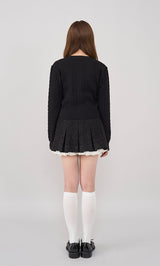 モデル：160cm（着用サイズ：S　着用カラー：BLK）
