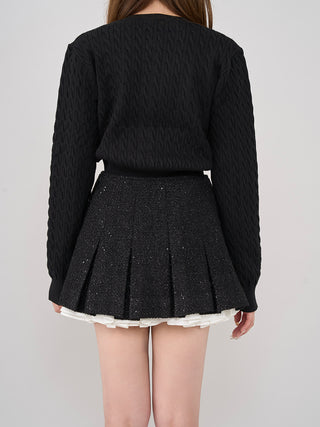 モデル：160cm（着用サイズ：S　着用カラー：BLK）