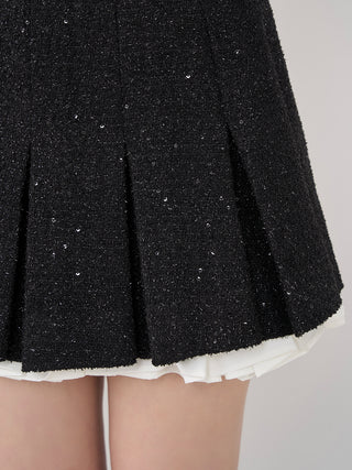 モデル：160cm（着用サイズ：S　着用カラー：BLK）