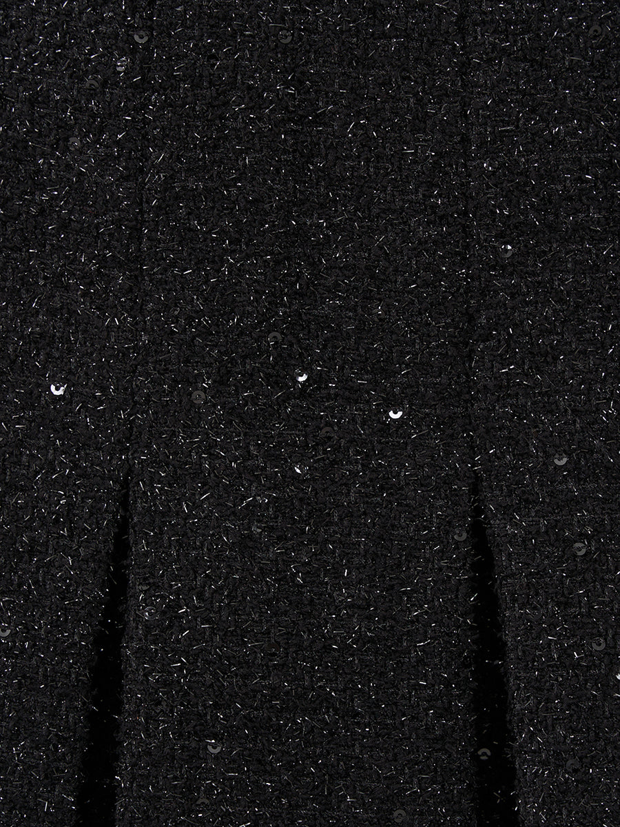 モデル：160cm（着用サイズ：S　着用カラー：BLK）