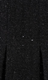 モデル：160cm（着用サイズ：S　着用カラー：BLK）