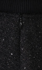 モデル：160cm（着用サイズ：S　着用カラー：BLK）