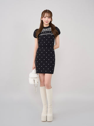 モデル：160cm（着用サイズ：FREE　着用カラー：BLK）