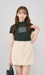 モデル：160cm（着用サイズ：FREE　着用カラー：GRN）