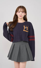 モデル：160cm（着用サイズ：FREE　着用カラー：NVY）