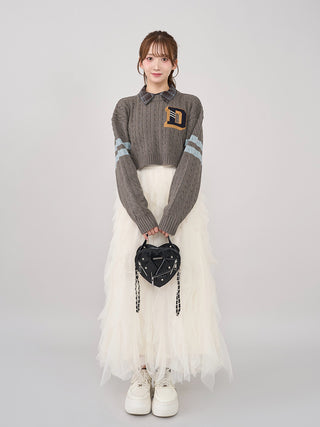 モデル：160cm（着用サイズ：FREE　着用カラー：GRY）