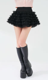 モデル：158cm（着用サイズ：FREE　着用カラー：BLK）