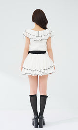モデル：158cm（着用サイズ：FREE　着用カラー：WHT）