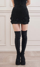 モデル：158cm（着用サイズ：FREE　着用カラー：BLK）