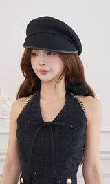 モデル：158cm（着用サイズ：FREE　着用カラー：BLK）