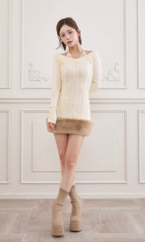 モデル：158cm（着用サイズ：FREE　着用カラー：WHT）