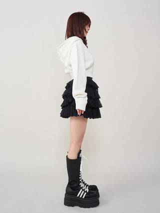 モデル：158cm（着用サイズ：FREE　着用カラー：BLK）