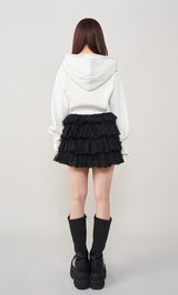 モデル：158cm（着用サイズ：FREE　着用カラー：WHT）